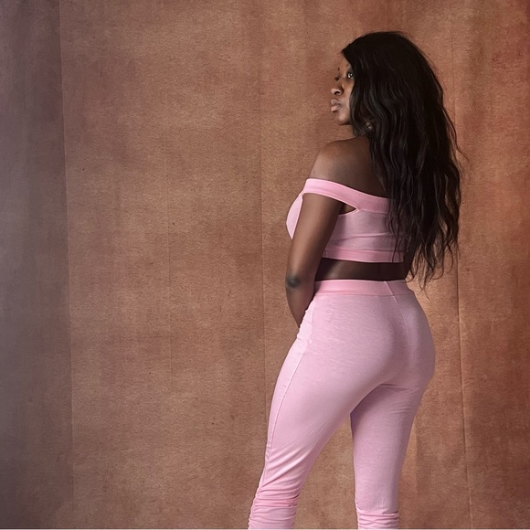 Light pink pants set size M NWOT - Picture 4 of 8